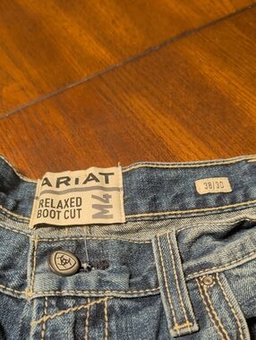 Ariat Men's Relaxed Boot Cut Jeans - Denim Blue